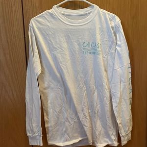 Long white sleeve shirt